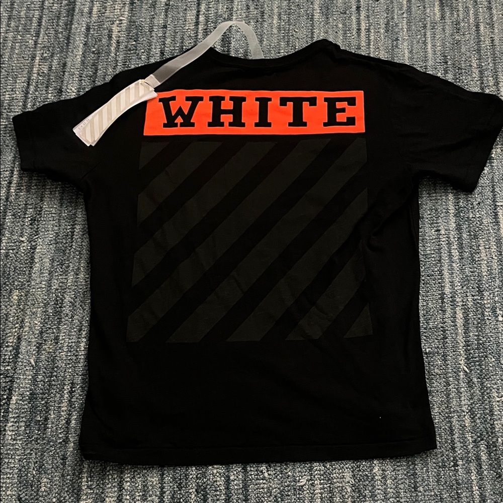 Off White Black Graphic T-Shirt